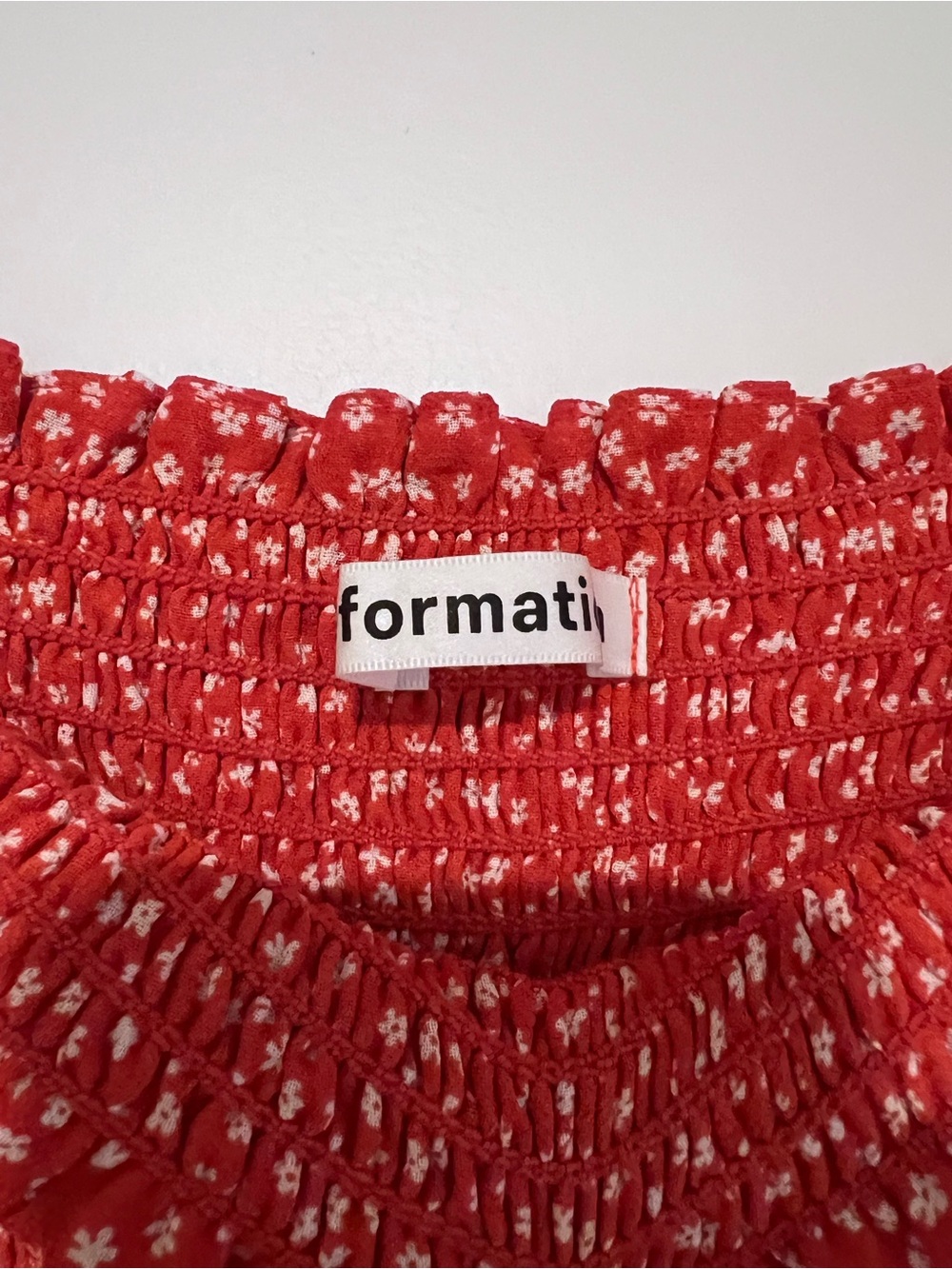 Reformation Red Polka Dot Midi Dress - Picture 3 of 4